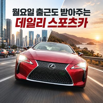 월요일 출근도 받아주는 데일리 스포츠카