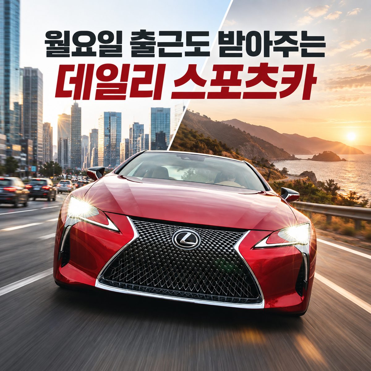 월요일 출근도 받아주는 데일리 스포츠카