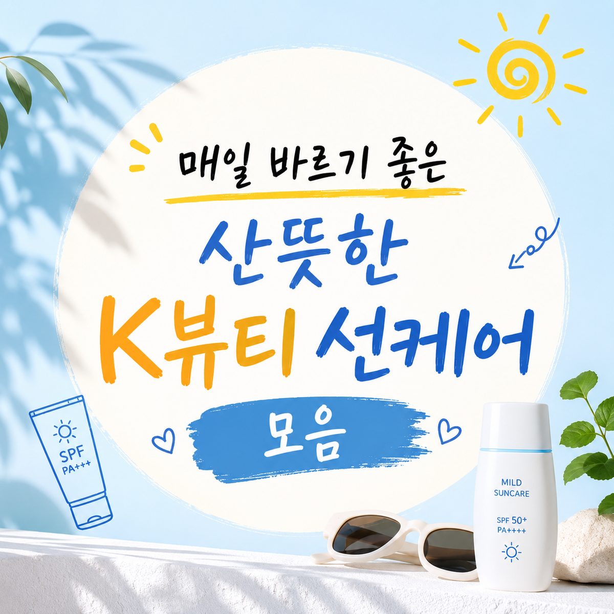 매일 바르기 좋은 산뜻한 K뷰티 선케어 모음