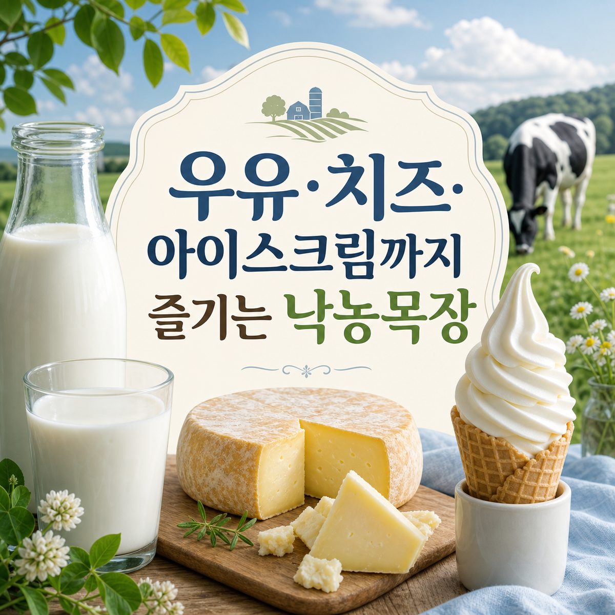 우유·치즈·아이스크림까지 즐기는 낙농목장