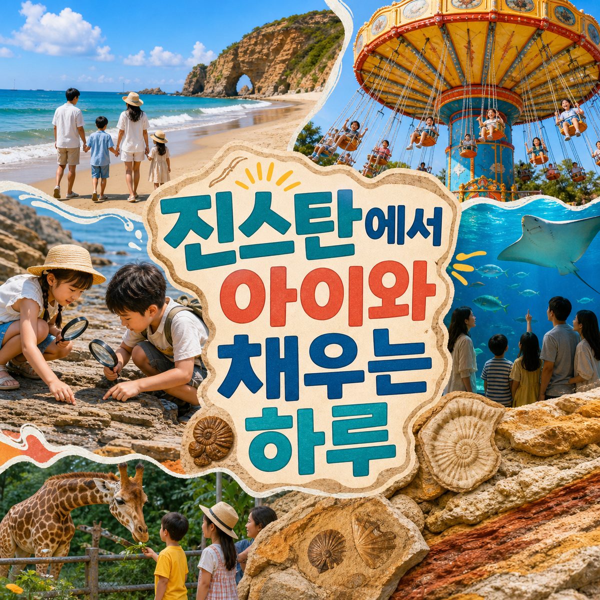 진스탄에서 아이와 하루를 채우는 방법