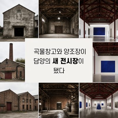 곡물창고와 양조장이 담양의 새 전시장이 됐다
