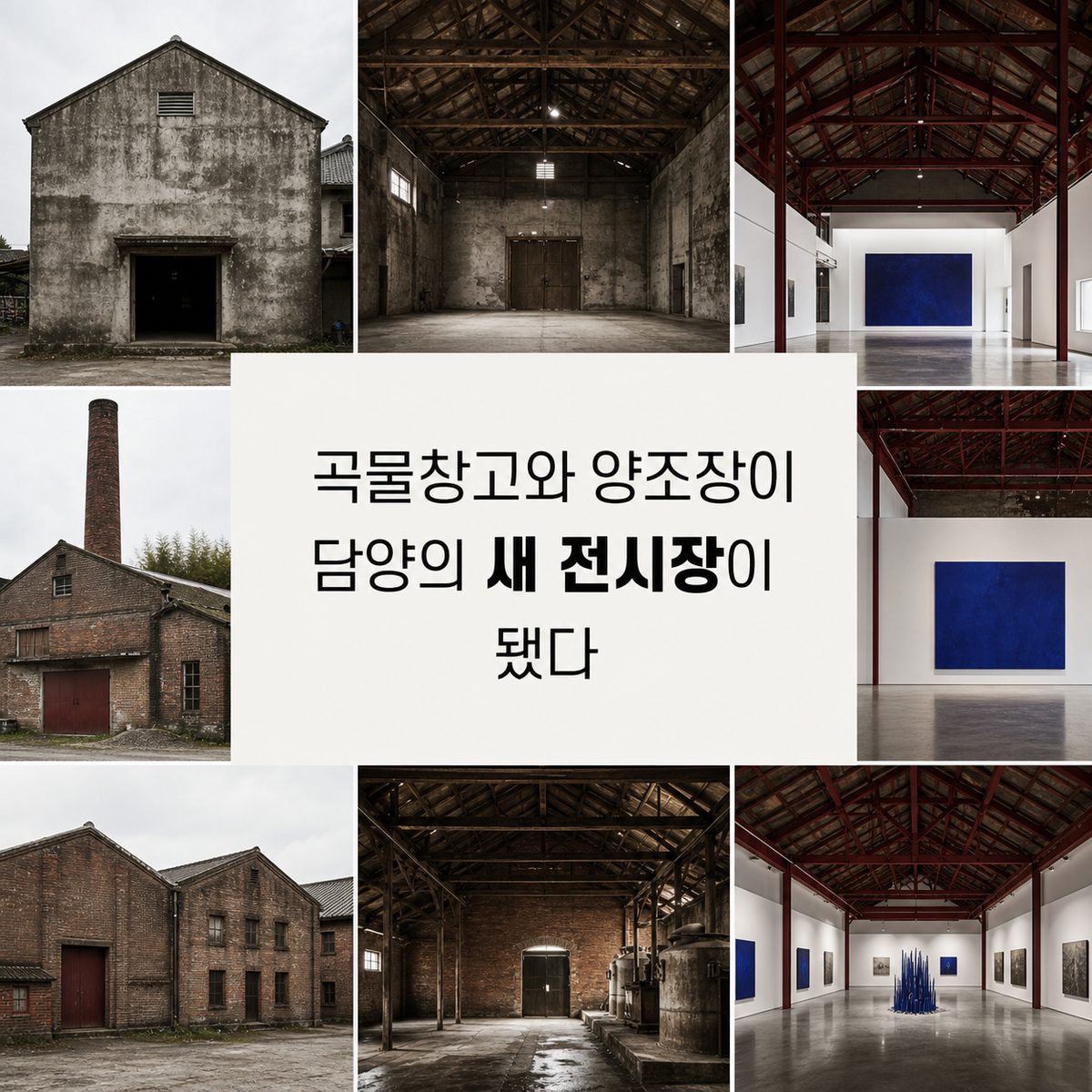 곡물창고와 양조장이 담양의 새 전시장이 됐다