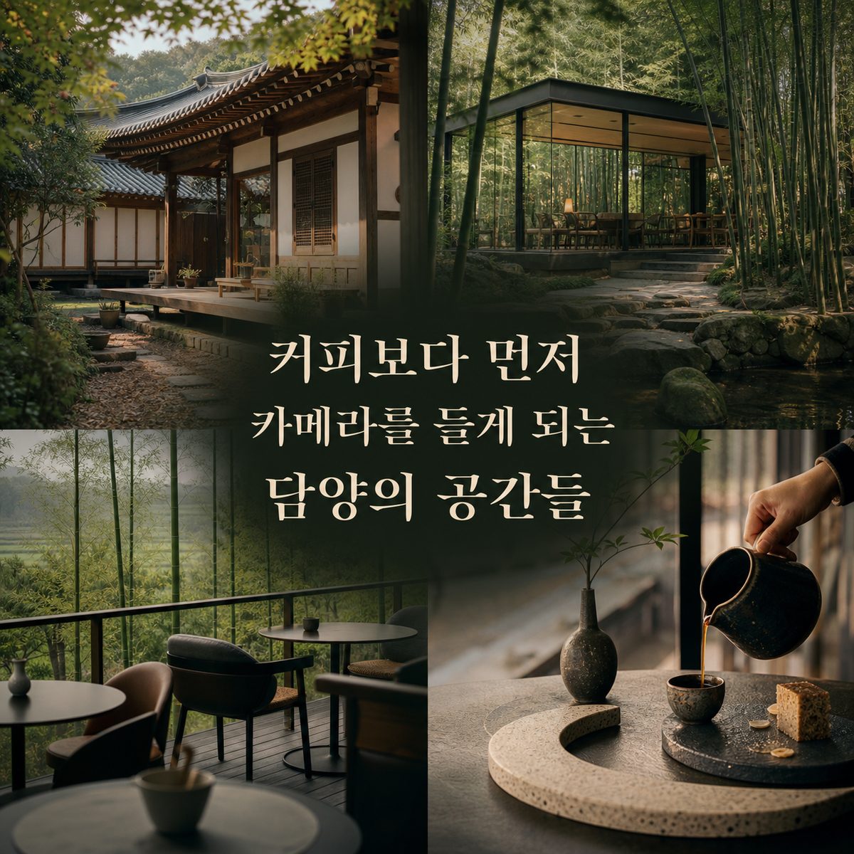 커피보다 먼저 카메라를 들게 되는 담양의 공간들