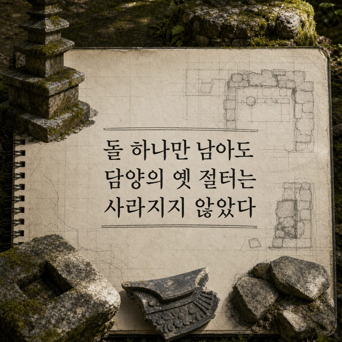 돌 하나만 남아도 담양의 옛 절터는 사라지지 않았다