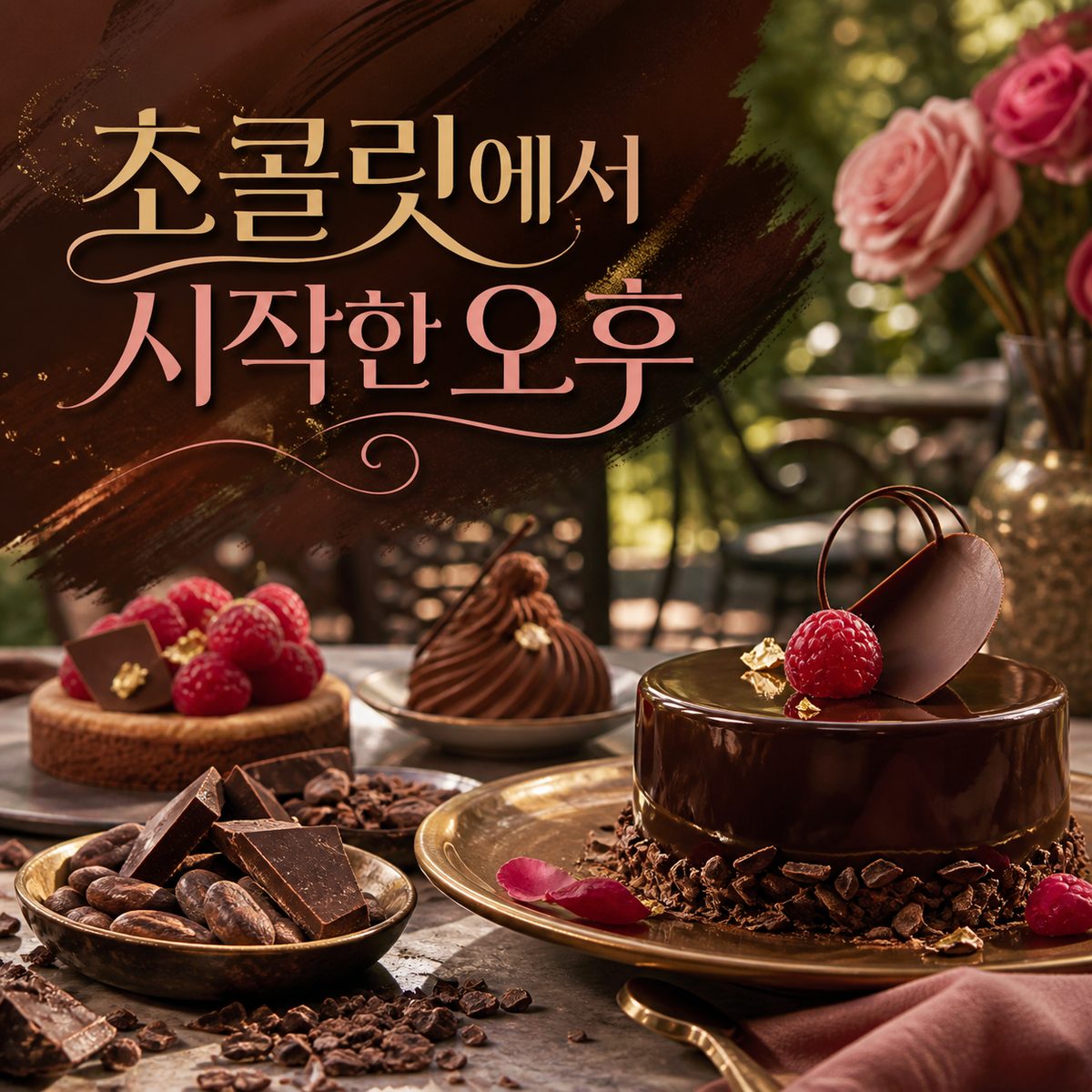 초콜릿 한 조각에서 시작하는 뎀시의 달콤한 오후