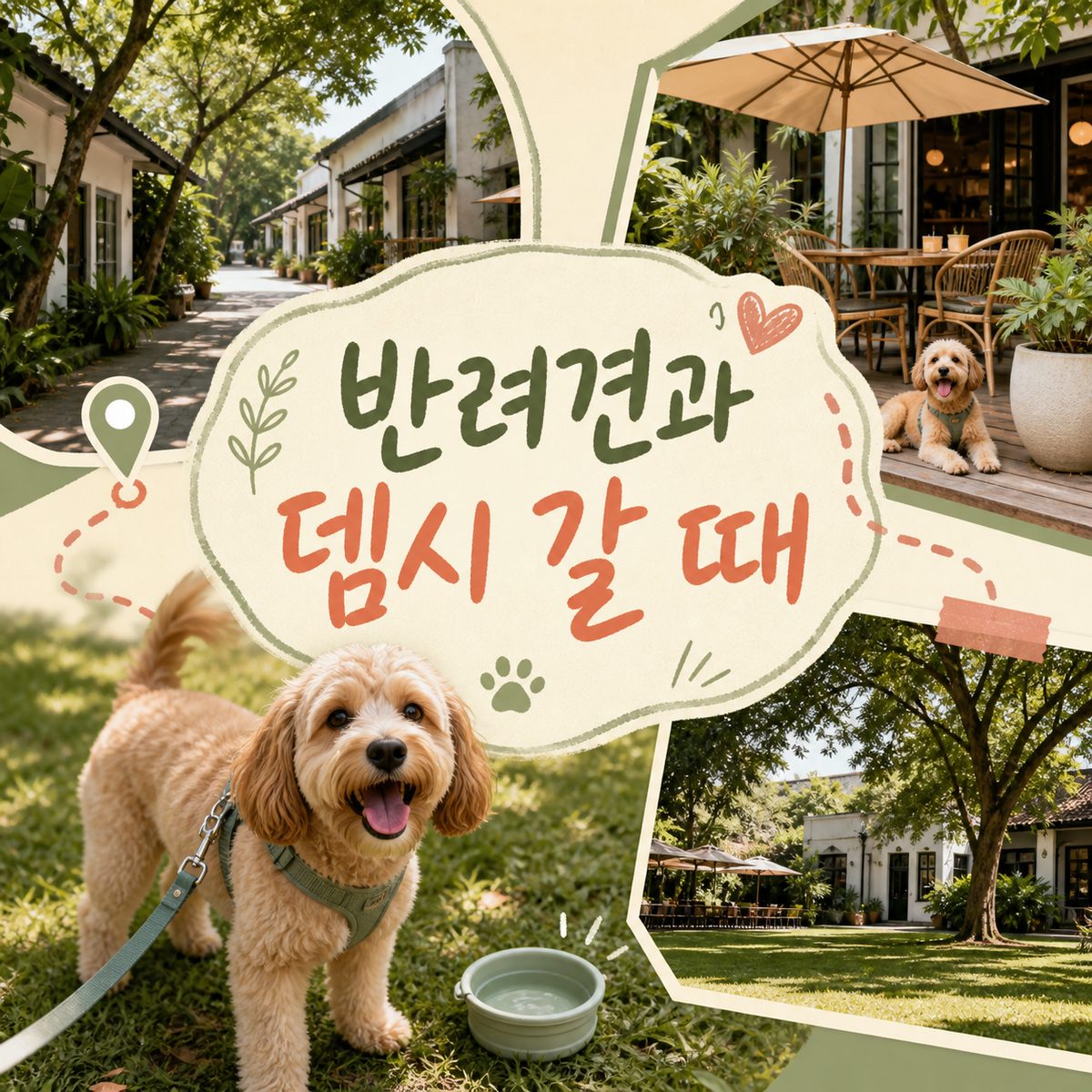 반려견과 뎀시 힐에 갈 때 확인할 장소들