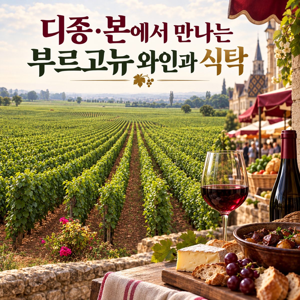 디종·본에서 만나는 부르고뉴 와인과 식탁