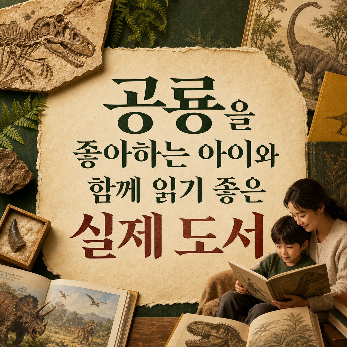 공룡을 좋아하는 아이와 함께 읽기 좋은 실제 도서