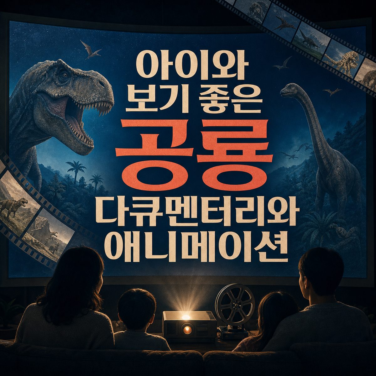 아이와 보기 좋은 공룡 다큐멘터리와 애니메이션