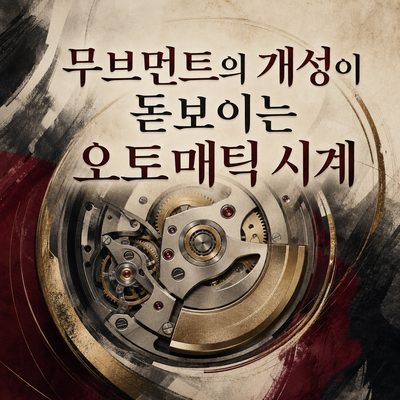 무브먼트의 개성이 돋보이는 오토매틱 시계