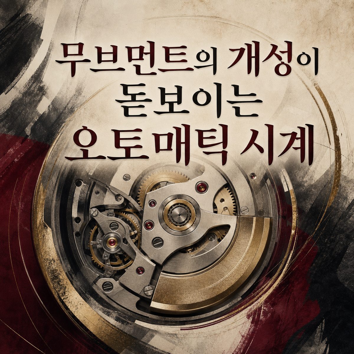 무브먼트의 개성이 돋보이는 오토매틱 시계