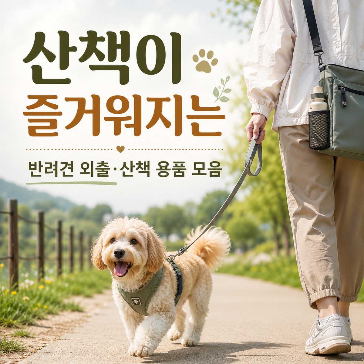 산책이 즐거워지는 반려견 외출·산책 용품 모음