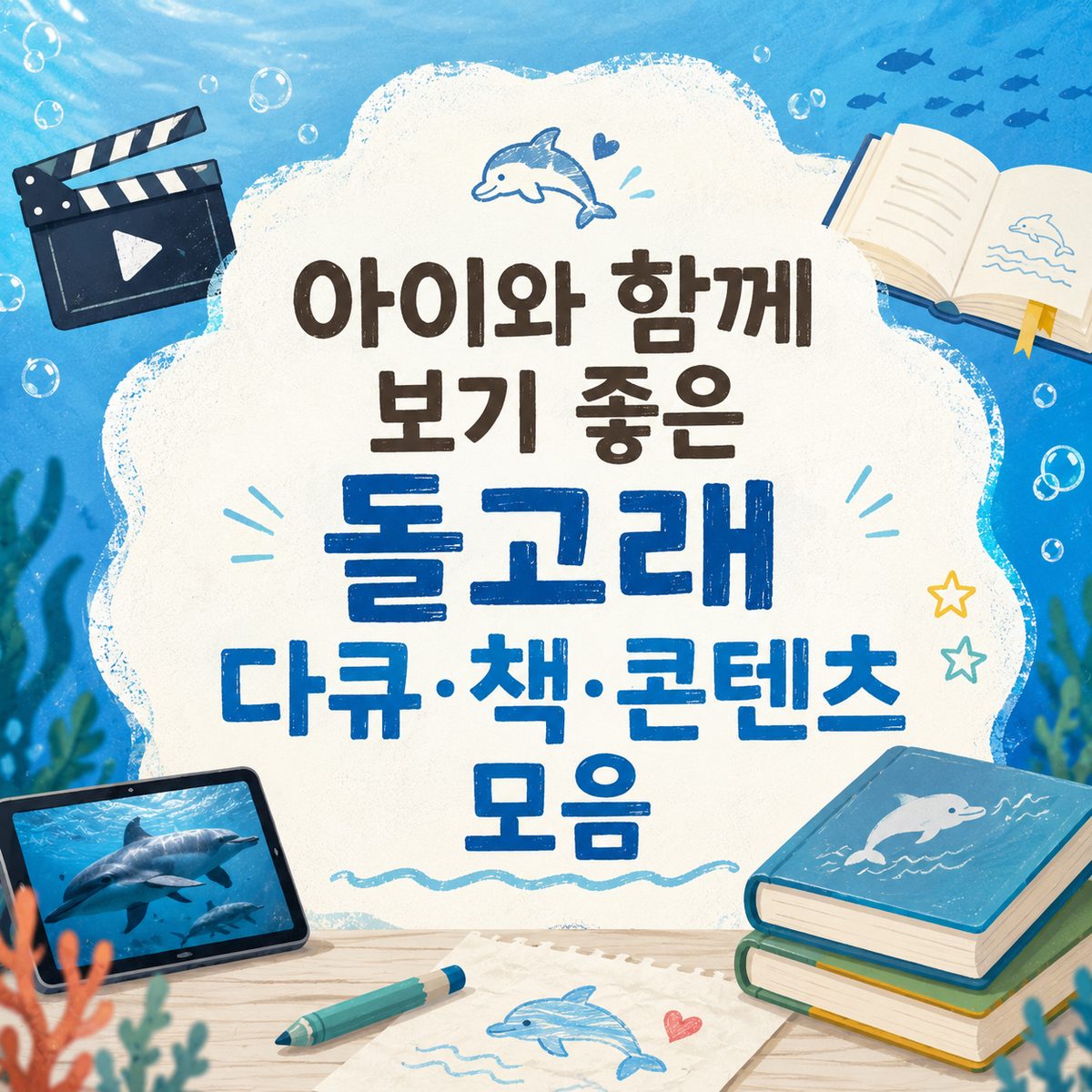 아이와 함께 보기 좋은 돌고래 다큐·책·콘텐츠 모음