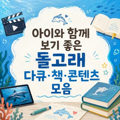 아이와 함께 보기 좋은 돌고래 다큐·책·콘텐츠 모음