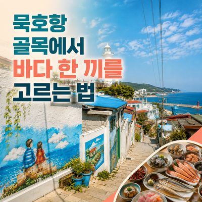 묵호항 골목에서 바다 한 끼를 고르는 법