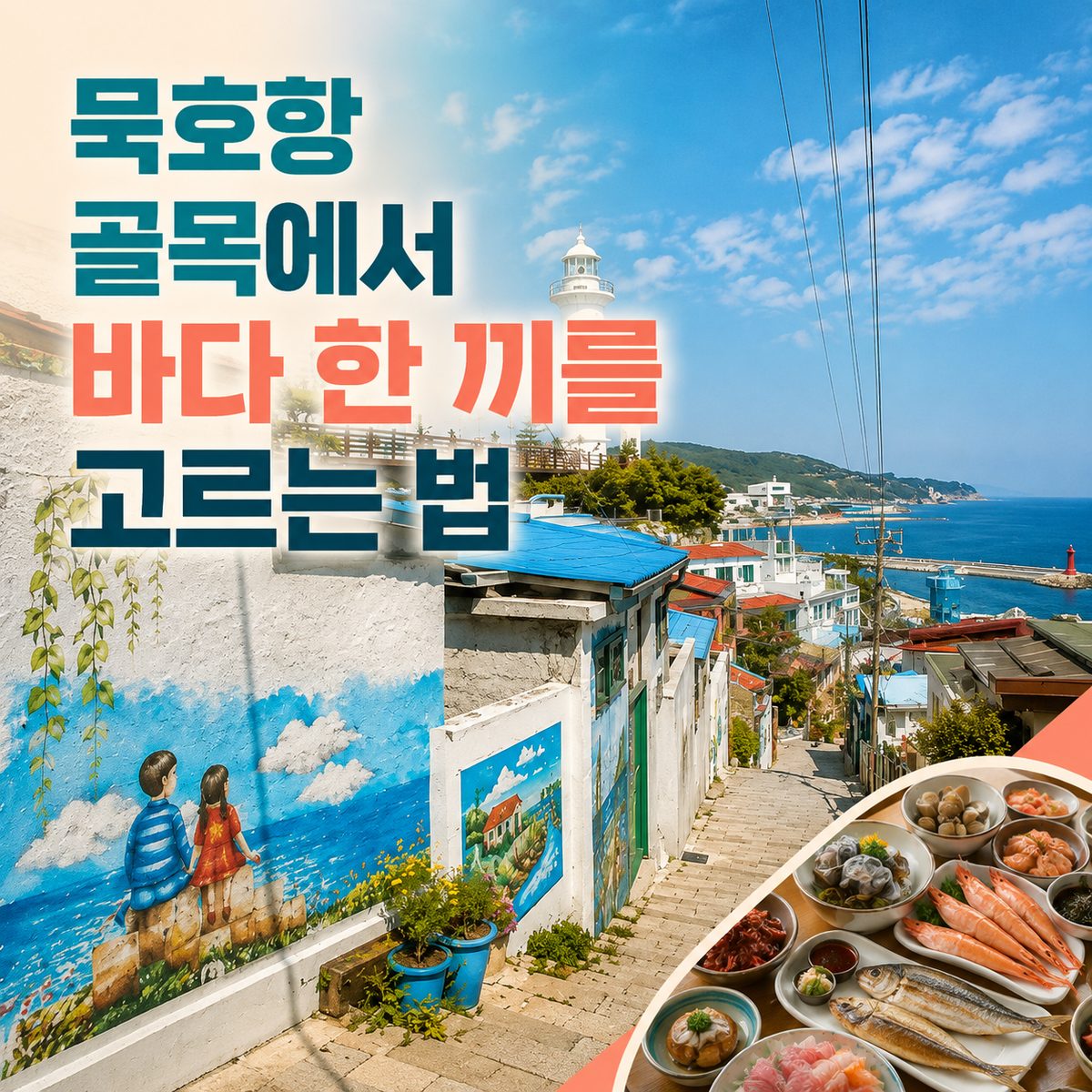 묵호항 골목에서 바다 한 끼를 고르는 법