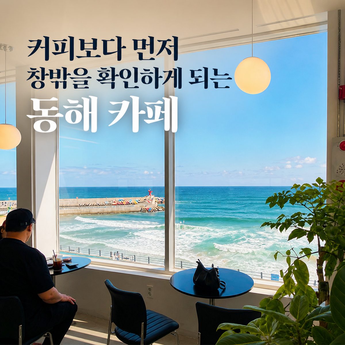 Cafes in Donghae Where You Check the View Before Your Coffee