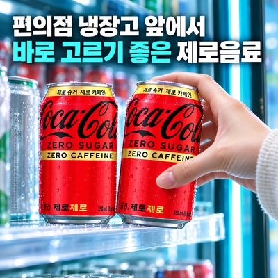 Zero Beverages to Choose from Convenience Store Refrigerators by Situation