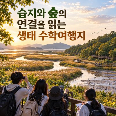 습지와 숲의 연결을 읽는 생태 수학여행지