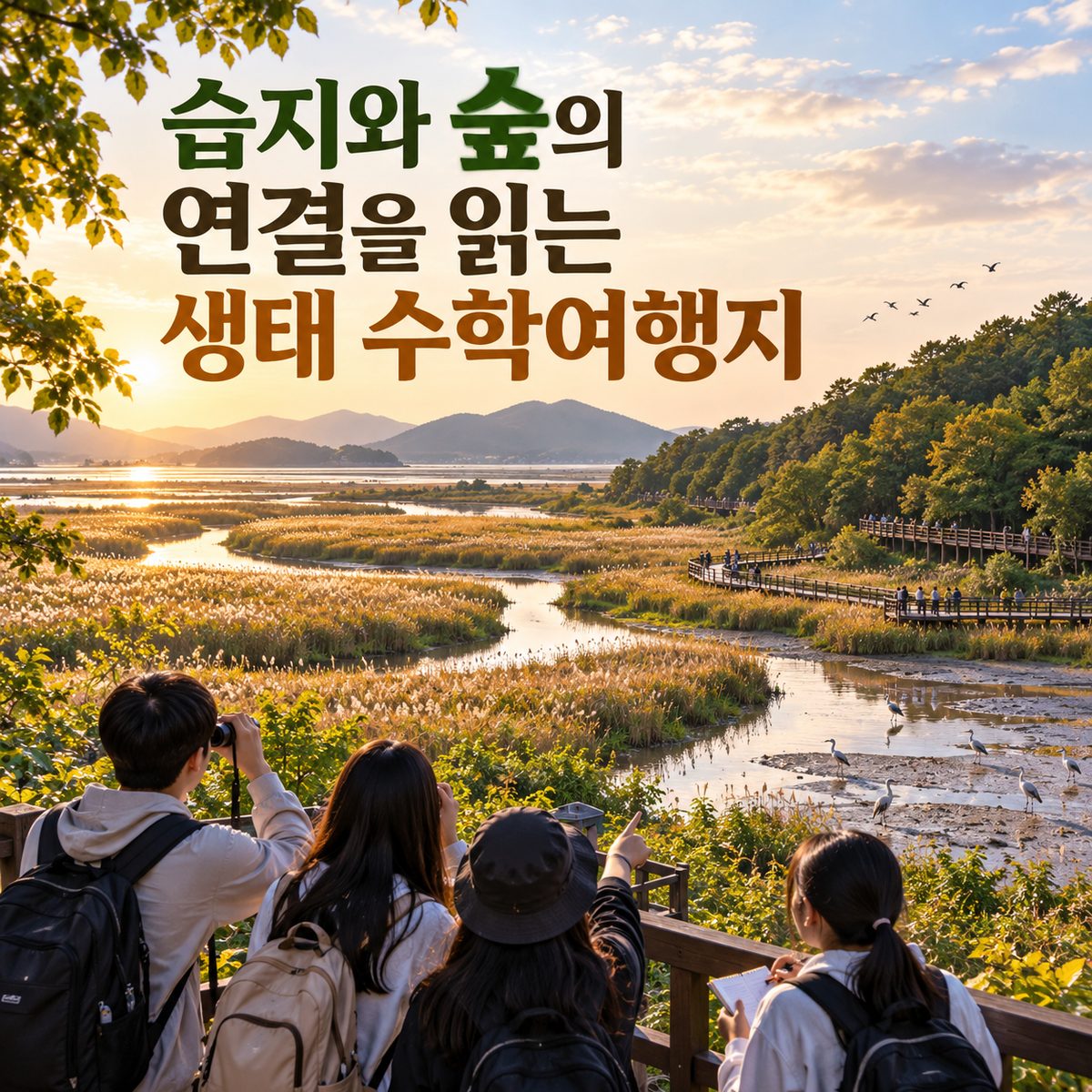 습지와 숲의 연결을 읽는 생태 수학여행지