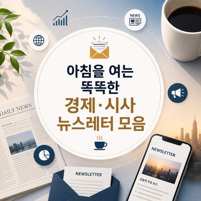 아침을 여는 똑똑한 경제·시사 뉴스레터 모음