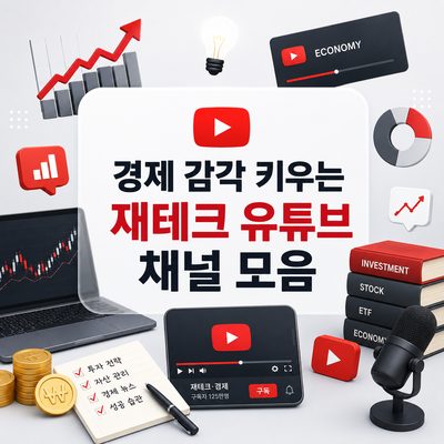 경제 감각 키우는 재테크 유튜브 채널 모음