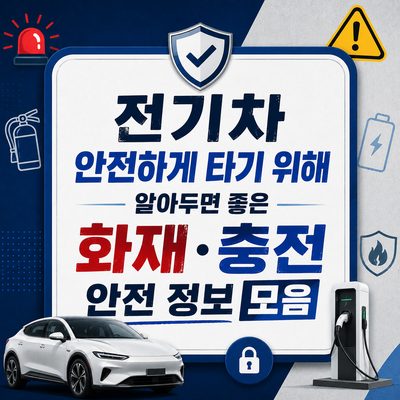 전기차 안전하게 타기 위해 알아두면 좋은 화재·충전 안전 정보 모음