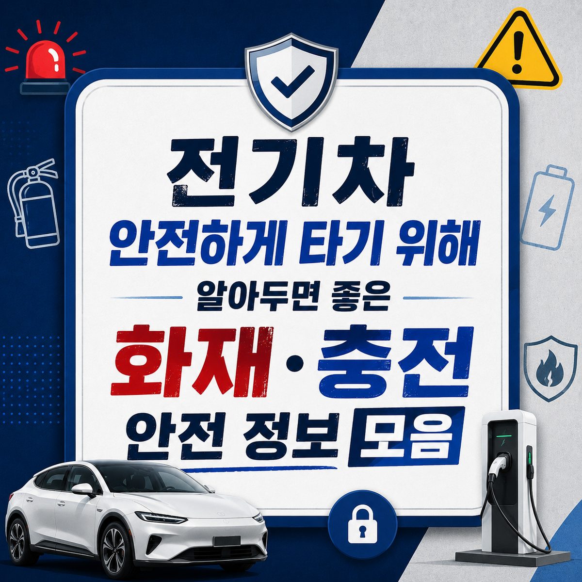 전기차 안전하게 타기 위해 알아두면 좋은 화재·충전 안전 정보 모음
