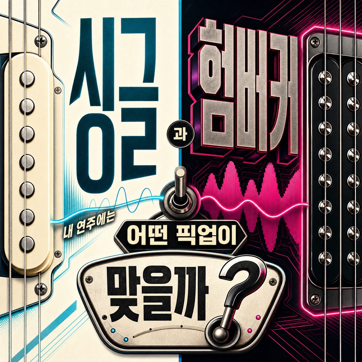 싱글과 험버커, 내 연주에는 어떤 픽업이 맞을까?
