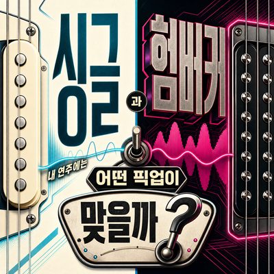 싱글과 험버커, 내 연주에는 어떤 픽업이 맞을까?