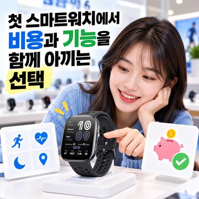 첫 스마트워치에서 비용과 기능을 함께 아끼는 선택