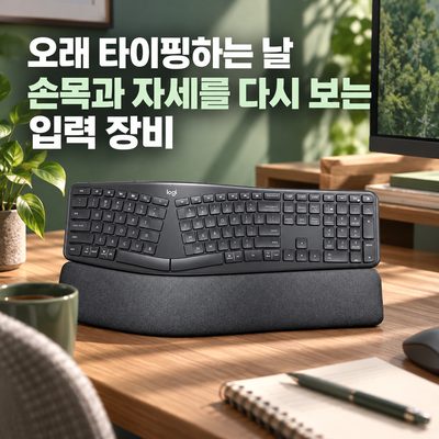 長くタイピングする日に手首と姿勢を見直す入力機器