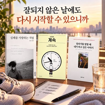 잘되지 않은 날에도 다시 시작할 수 있으니까