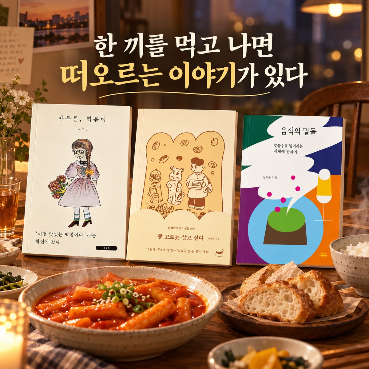 한 끼를 먹고 나면 떠오르는 이야기가 있다