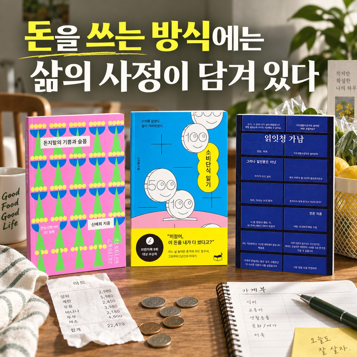 돈을 쓰는 방식에는 삶의 사정이 담겨 있다