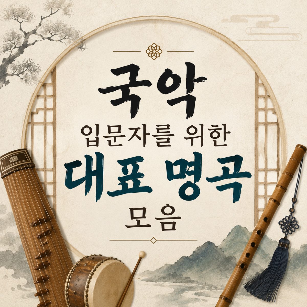 국악 입문자를 위한 대표 명곡 모음