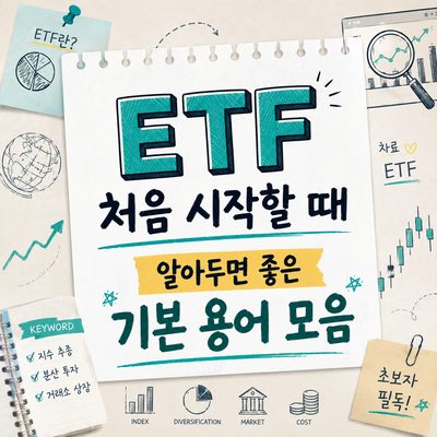 ETF 처음 시작할 때 알아두면 좋은 기본 용어 모음