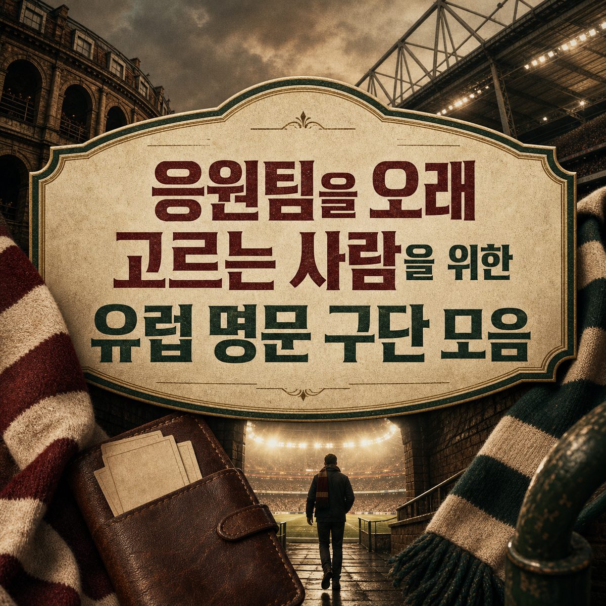 응원팀을 오래 고르는 사람을 위한 유럽 명문 구단 모음