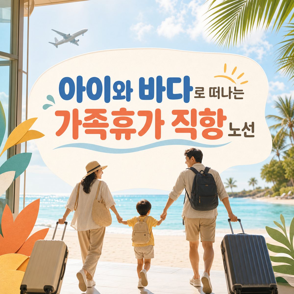 아이와 바다로 떠나는 가족휴가 직항 노선