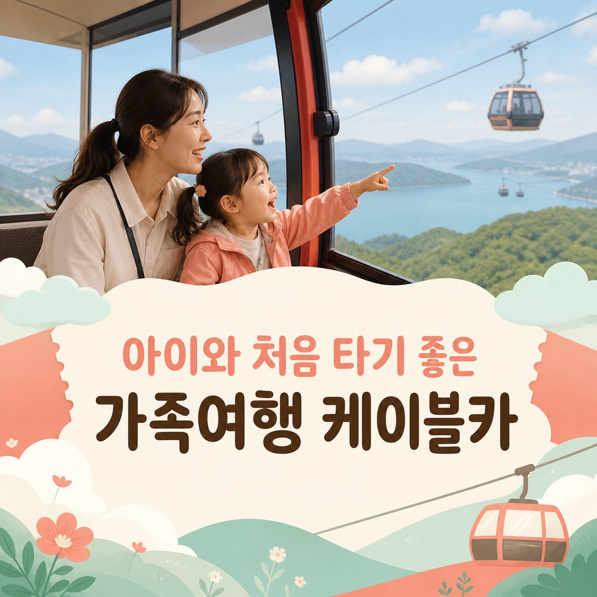 아이와 처음 타기 좋은 가족여행 케이블카