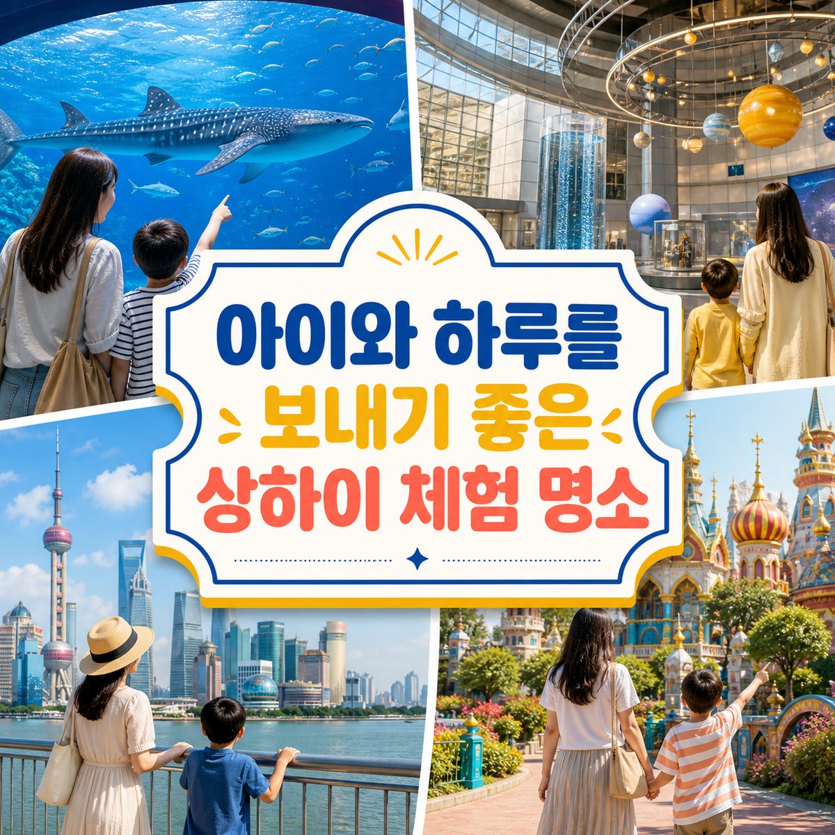 아이와 하루를 보내기 좋은 상하이 체험 명소