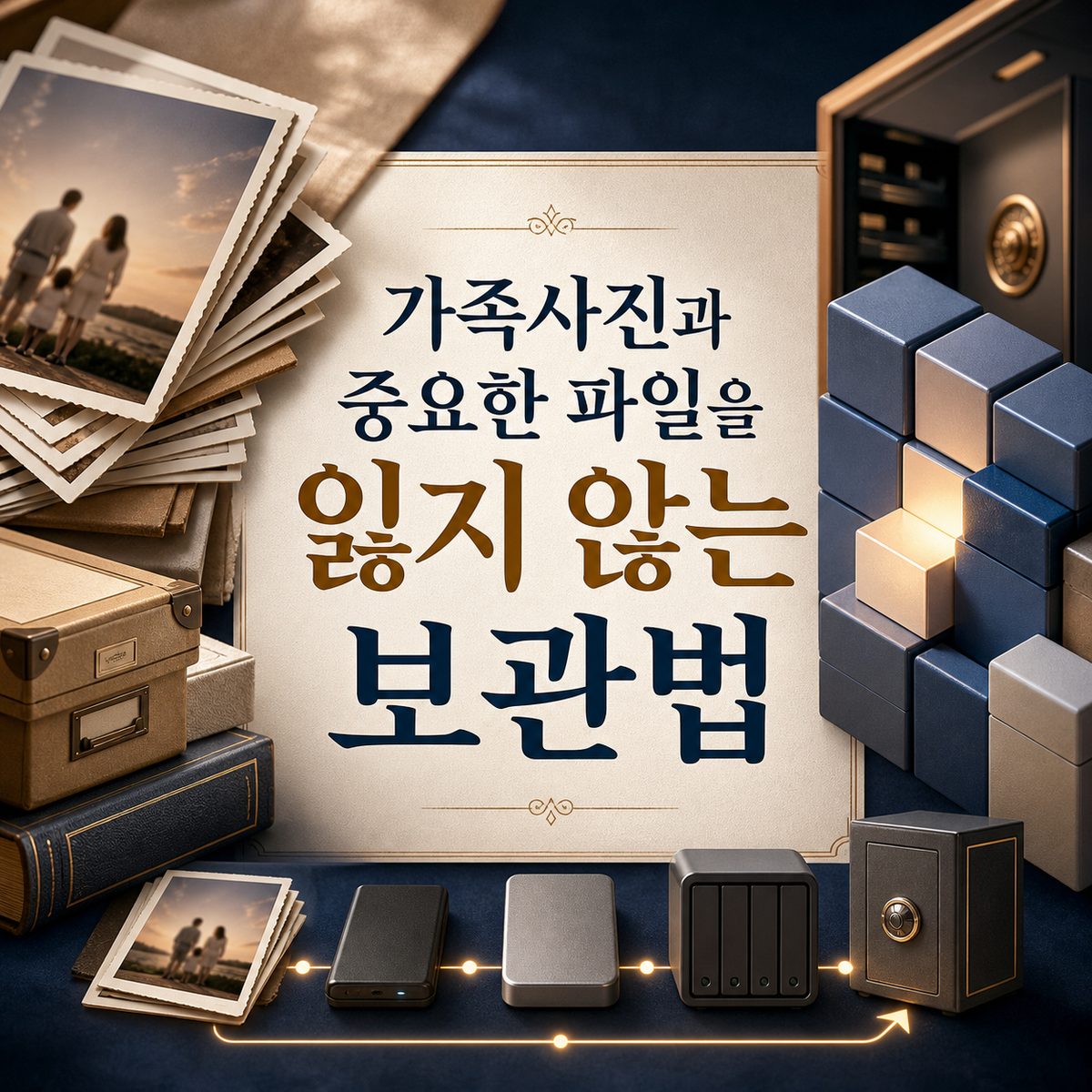 가족사진과 중요한 파일을 잃지 않는 보관법