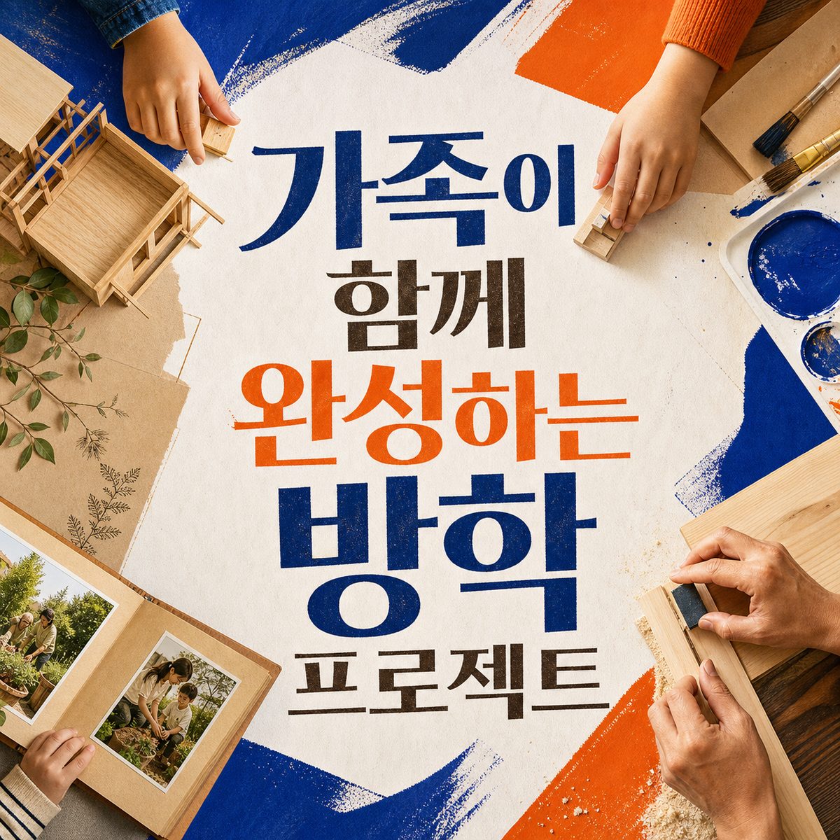 가족이 함께 완성하는 방학 프로젝트
