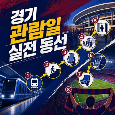 FC 바르셀로나 경기 관람일 실전 동선 8단계