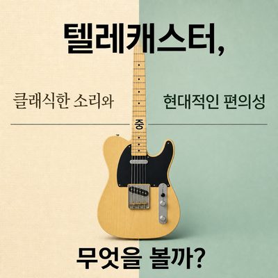 텔레캐스터, 클래식한 소리와 현대적인 편의성 중 무엇을 볼까?