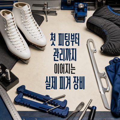 첫 피팅부터 관리까지 이어지는 실제 피겨 장비