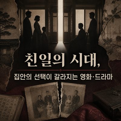 친일의 시대, 집안의 선택이 갈라지는 영화·드라마