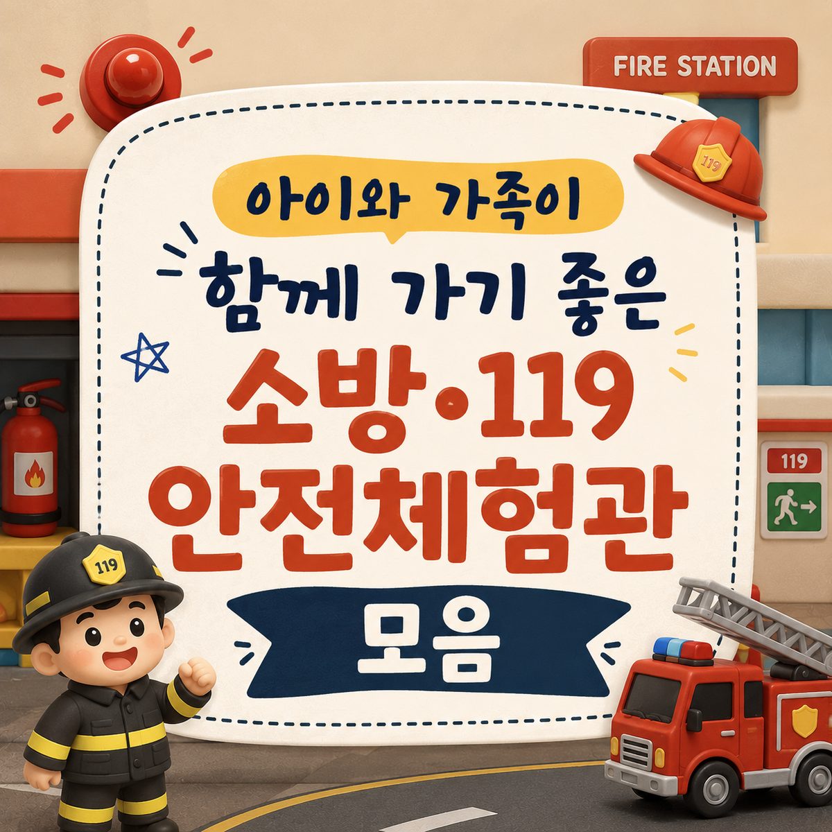 아이와 가족이 함께 가기 좋은 소방·119 안전체험관 모음