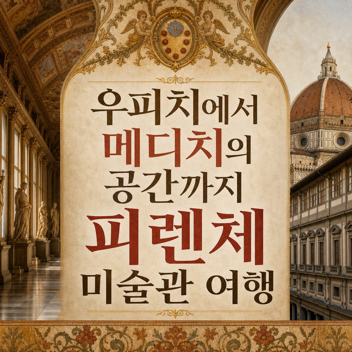 우피치에서 메디치의 공간까지 피렌체 미술관 여행